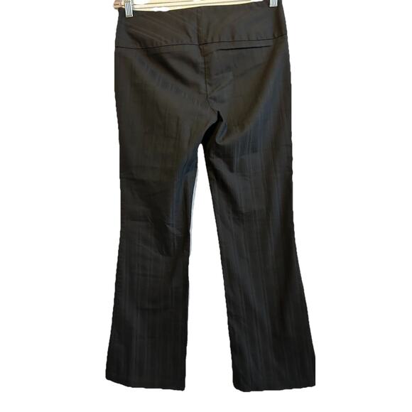 Vintage Y2K Guess Jeans Black Pinstripe Pants Flare Stretch Women’s 28 Grunge - Picture 9 of 10